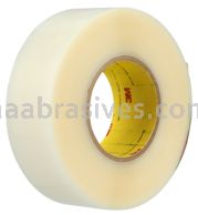3M&trade; 7100074668 Polyurethane Protective Tape 8681HS Transparent Non-Skip Slit Liner 12 in x 36 yd