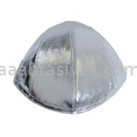 3M&trade; 7100082486 FC1-AL Elevated Temperature Aluminum Front Helmet Cover Silver