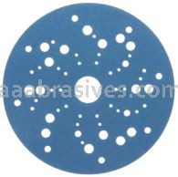 3M&trade; 7100091238 5” #320 Grit Hookit&trade; Blue Abrasive Disc Multi-hole