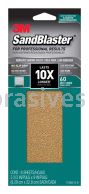 3M&trade; 7100091537 3-2/3 x 9 60 Grit SandBlaster&trade; Sandpaper with NO-SLIP GRIP&trade; Backing