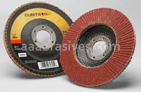 3M&trade; 7100104601 5 x 7/8 40+ Grit 969F T29 Cubitron&trade; II Flap Disc