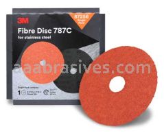 3M&trade; 7100109879 4-1/2 x 7/8 36+ Grit 787C Fibre Disc