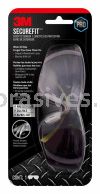 3M&trade; 7100112106 SecureFit&trade; 400 Indoor/Outdoor Eye Protection SF400M-WV-6-PS Mirror Anti-Scratch