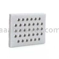 3M&trade; 7100138159 3 x 4 x 1/2 33-Holes Clean Sanding Interface Pad 28324