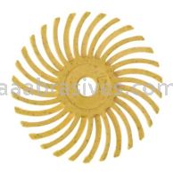 3M&trade; 7100138177 3” 80 Grit Scotch-Brite&trade; Roloc&trade; Radial Bristle Disc