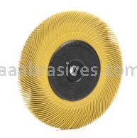 3M&trade; 7100138300 6 x 7/16 x 1 80 Grit Scotch-Brite&trade; Radial Bristle Brush with Adapter