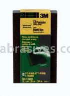 3M&trade; 7100141259 General Purpose Sanding Sponge Dual Grit 2-7/8x4-7/8x1 Medium/Coarse