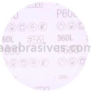 3M&trade; 7100142945 5" P600 Grit 360L Hookit&trade; Film Disc