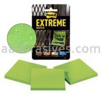 Post-it&trade; Extreme Notes EXTRM33-3TRYGN 3 in x 3 in 3M 7100154154