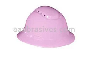 3M&trade; 7100162734 H-813V Full Brim Hard Hat Pink 4-Point Ratchet Suspension Vented