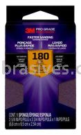3M&trade; 7100170054 Pro Grade Precision&trade; Faster Sanding Block Sponge 2-5/8x3.75x1 X-Fine