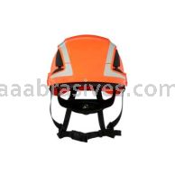 3M&trade; 7100175567 X5007VX-ANSI SecureFit&trade; Safety Helmet Orange vented