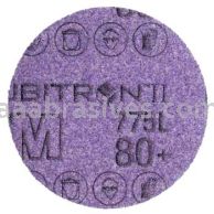 3M&trade; 7100214887 4 x 1/2 80+ Grit 775L Cubitron&trade; II Stikit&trade; Film Disc