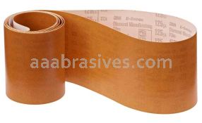 3M&trade; 7100224849 4 x 25 ft x 3 125 Micron 675L Diamond Microfinishing Film Roll