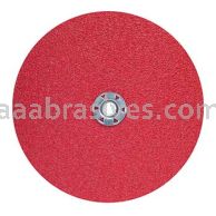 Norton Abrasives 77696008437 9-1/8 x 7/8 24 Norton Red Heat F981 Resin Fiber Sanding Discs