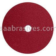 Norton Abrasives 77696010006 7 x 7/8 24 Norton Red Heat Plus F981S Resin Fiber Sanding Discs