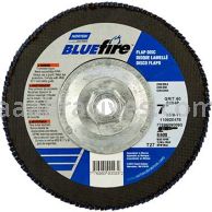 Norton 77696090093 7 x 5/8-11 60 Grit Bluefire R860 Type 27 Flat High Fiberglass Flap Discs