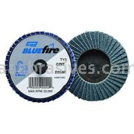 Norton 77696090167 2" 60 Grit BlueFire R860 TR (Type III) Zirconia Alumina Mini Flap Discs