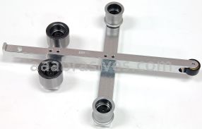 Dynabrade 11255 - Contact Arm Ass’y, 5/8" Dia. x 3/8" W, Rubber Wheel, with no Platen
