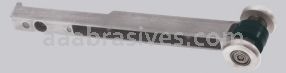 Dynabrade 11322 - Contact Arm Ass"y, 5/8" Dia. x 3/8" W, Rubber Wheel, with Guide Wheels