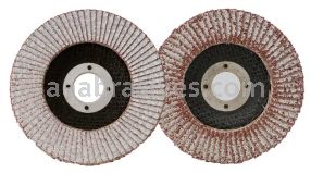 4-1/2x5/8-11 #60 for Aluminum, T-27(Flat), Abrasive Flap Disc, Phenolic Backing