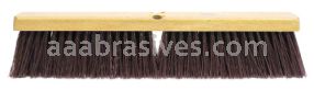 16" Garage Brush, Maroon Synthetic Fill