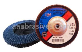 4-1/2x5/8-11 #40 Zirc T-29 (Angled),  Abrasive Flap Disc Big Max, Phenolic Backing