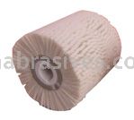 4x2x3/4 Quad Keyway, Density 5, Standard Hardness - Soft (25), Loose Weave Extra Flex, Felt Flap Roll Brush