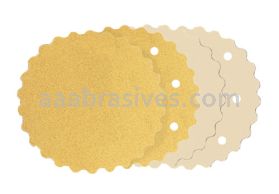Dynabrade 5" 30 Micron A/O Non-Vacuum Hook-Face Scalloped-Edge DynaCut Disc