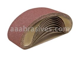 Sanding Belts 2-1/2x16 50 Grit A/O Aluminum Oxide Premium