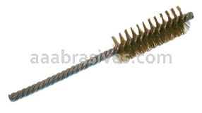 Osborn 7/8” Dia Brass Tube Brush (2-1/2” Brush Part X 5-1/2” OAL X .006 Brass)#51154