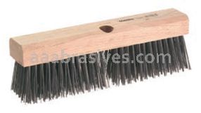 Osborn 12” Push Broom 2-1/2” TL X Round Steel #52061