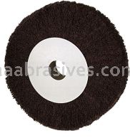 6x2x1, A/O Very Fine, Unmounted Nonwoven Flap Finishing Wheel