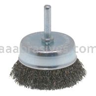 Osborn CRIMPED WIRE CUP - SHANK MOUNTED (2” OD X .014” STEEL X 1/4” SHANK) #99110