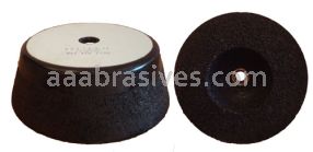AA Abrasives 40819 6/4 x 2 x 5/8-11 Flaring Cup Grinding Wheel Resin Bond Z14R T-11 Zirconium