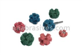 Standard Abrasives  Buff and Blend Cross Buff GP 724904 1" x 3/8" x 2 Ply x 8-32 S VFN  Grit