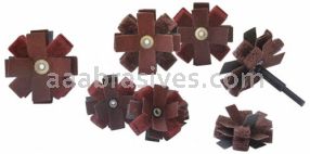 Standard Abrasives  Combi Cross Buff HP 727411 3" x 3/4" x 2 Ply x 1/4-20 VFN 240 Grit