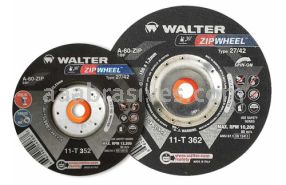 Walter 4-1/2 x 3/64 x 5/8-11 Spin-on Zip - 662980751435