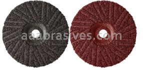 4-1/2x5/8-11 16 Grit Silicon Carbide Semi-Flex Disc with Rigid Strong Phenolic Backing Type 27