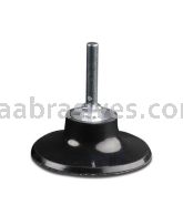 CGW 59729 1 Dia. x 1/4 Medium Pad Type Standard / Turn on