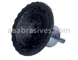 Weiler 35296 - 2-3/4" .006 , Encapsulated Flared End Brush - 012382352967