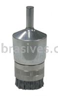 Weiler 11168 - 1" , .022/320 SC , Nylox End Brush, Banded - 012382111687
