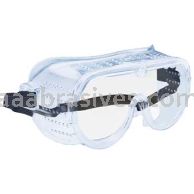 ERB 15143 116 Perforated Goggle Clear Frame Clear Anti-fog lens