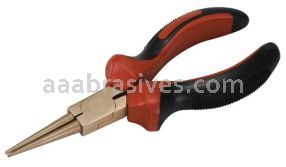 CS Unitec&trade; EX607-6A 150mm 6" Round Nose Plier Aluminum Bronze