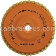 Walter 07T452 4-1/2" Instant Polish Polishing Flap Discs