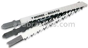 Morse&reg; Jigsaw Carbon Blade 4x5/16x.050 6 TPI T-Shank | 25 Blades/Pkg 