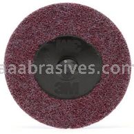 3M&trade; 7100007318 3" ACRS TR Heavy Duty Light Grinding and Blending Scotch-Brite&trade; Roloc&trade; Disc