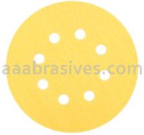 Norton 5" P80 Grit A296 Gold Reserve Paper H&L Vac Disc