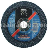 Pferd 67200 6x7/8 40 Grit Zirc Polifan Curve Medium Flap Disc