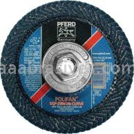 Pferd 67220 6x5/8-11 40 Grit Zirc Polifan Curve Medium Flap Disc